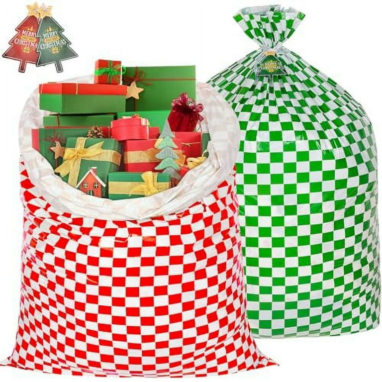 Large Christmas Gift Bags, 2pcs 56&quot;x 36&quot; Extra Large Gift Bags for 