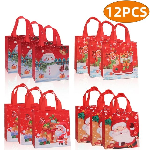 Large Christmas Gift Bags with Handles - Perfect for Wrapping and ...