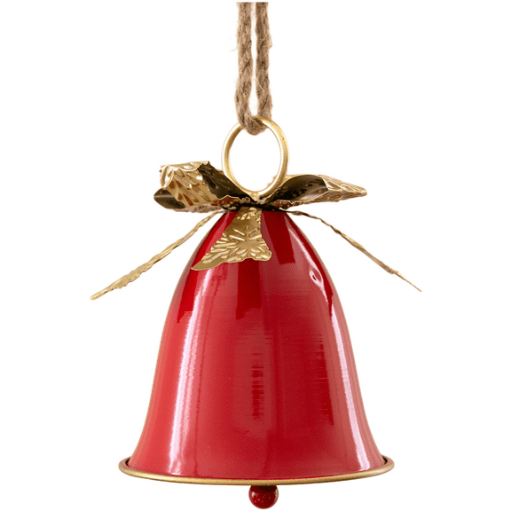 Large Christmas Iron Bell Decorations Hanging Ornaments For Window Display