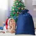 thumbnail image 1 of Large Christmas Themed Drawstring Storage Bag, 70X50Cm Festive Cloth Tote For Gift Wrapping, Ornaments & Party Supplies, 1 of 6