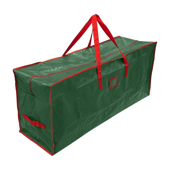 Large Christmas Tree Storage Bag with Zipper, 122x38x50cm Waterproof & Tear-resistant for Imitation Trees, Heavy-duty Carrying Handles & Id Tag for Easy Organization, Perfect for Holiday