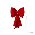 thumbnail image 1 of Large Christmas Tree Topper Bow, Extra Big Decorative Bows for Christmas Trees, Front Doors, Outdoor and Indoor Holiday Decor, 1 of 4