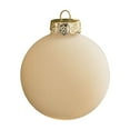 thumbnail image 1 of Large Christmas Velvet Balls 6 Pcs Christmas Tree Ball Ornaments Large Xmas Tree Ornaments for Xmas Festival Holiday Party Decor - 3.15 inch (Beige), 1 of 6