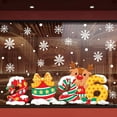 thumbnail image 1 of Large Christmas Window Sticker Christmas Elk Decorative Glass Cling for Doors Windows Store Displays and Home Decor Christmas Winter Decoration, 1 of 6