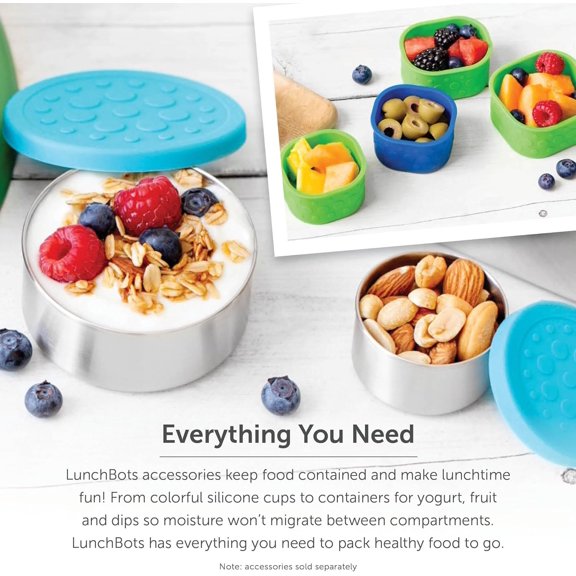 Large Cinco Stainless Steel Bento Box - Five Section Lunch Container - Dishwasher Safe -