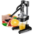 thumbnail image 1 of Large Citrus Juicer – Commercial Grade Press Orange, Grapefruit and Lemon Press Juicing -Extracts Maximum Juice – Heavy Duty Cast Iron Base and Handle - Non Skid Suction Foot Base, 1 of 8
