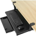 Large Clampon Height Adjustable Keyboard Tray, Pull Out Platform