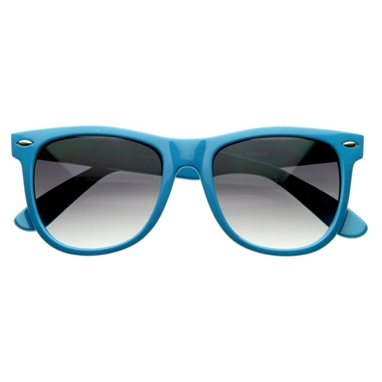 Bright colored sunglasses top