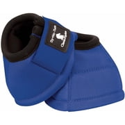 Large Classic Equine Dyno Horse No Turn Bell Boots Pair Blue