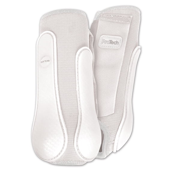 Large Classic Rope Company Horse Boots Pro Tech Front White