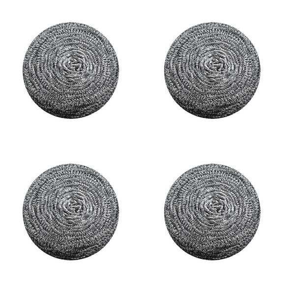 Large Cleaning Ball 12Cm 4Pc, Stainless Sponges Scrubbers Cleaning Utensil Scrubber Density Scrubber Scouring for Pot Pan Dish Wash Cleaning for Removing Dirty Cookware Cleaner, 1 Cleaning Ball * 4
