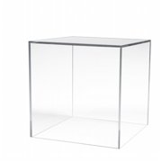 Large Clear Acrylic Counter Top 12 in. Square Display Cube (Pack of 2)