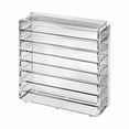 thumbnail image 1 of Large Clear Acrylic Makeup Organizer with Removable Dividers and 8 Storage Compartments for Cosmetic Display, 1 of 2