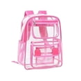 thumbnail image 1 of Large Clear Backpack Heavy Duty Stadium Approved See Through Bookbags Waterproof Transparent Backpacks, 1 of 8