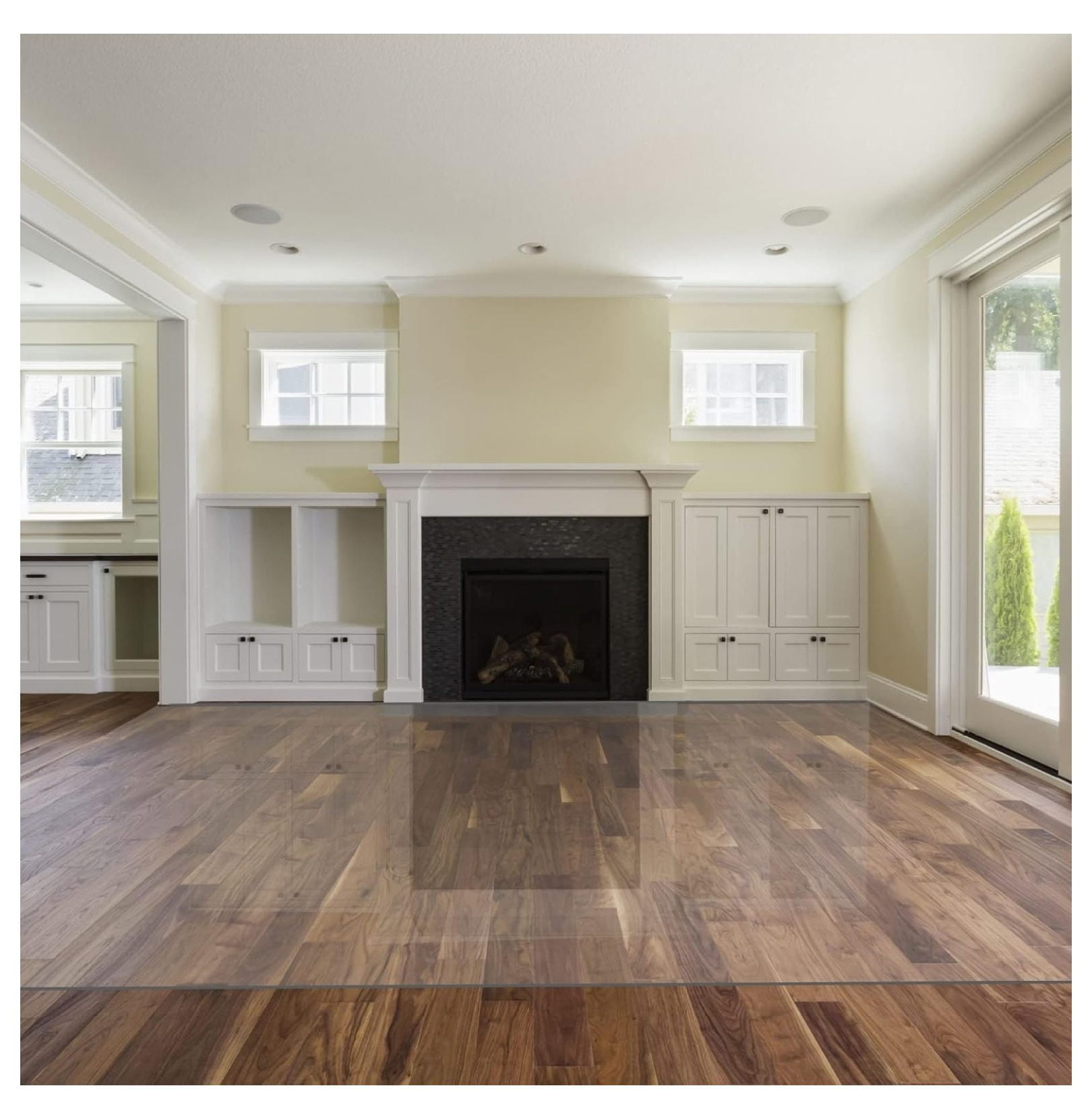 Large Clear Hardwood Floor Protector Transparent PVC Desk/Chair Mat