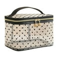 thumbnail image 1 of Large Clear Mesh Cosmetic Bag Travel Pouch - Breathable Polyester Makeup Organizer with Zipper, 8.27x5.51x5.51 Inches, for Toiletries & Cosmetics, 1 of 6