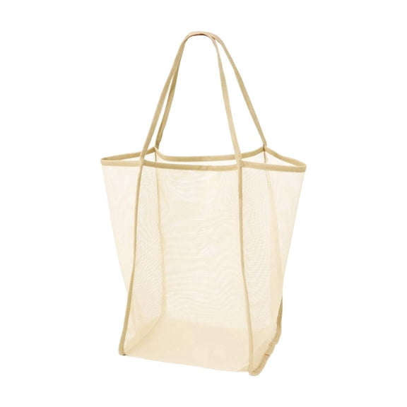 Large Clear Mesh Tote Bag, Lightweight Breathable Transparent Shoulder Bag, Reusable Grocery and Beach Bag for Daily Use and Travel, Versatile and Practical Everyday Gift