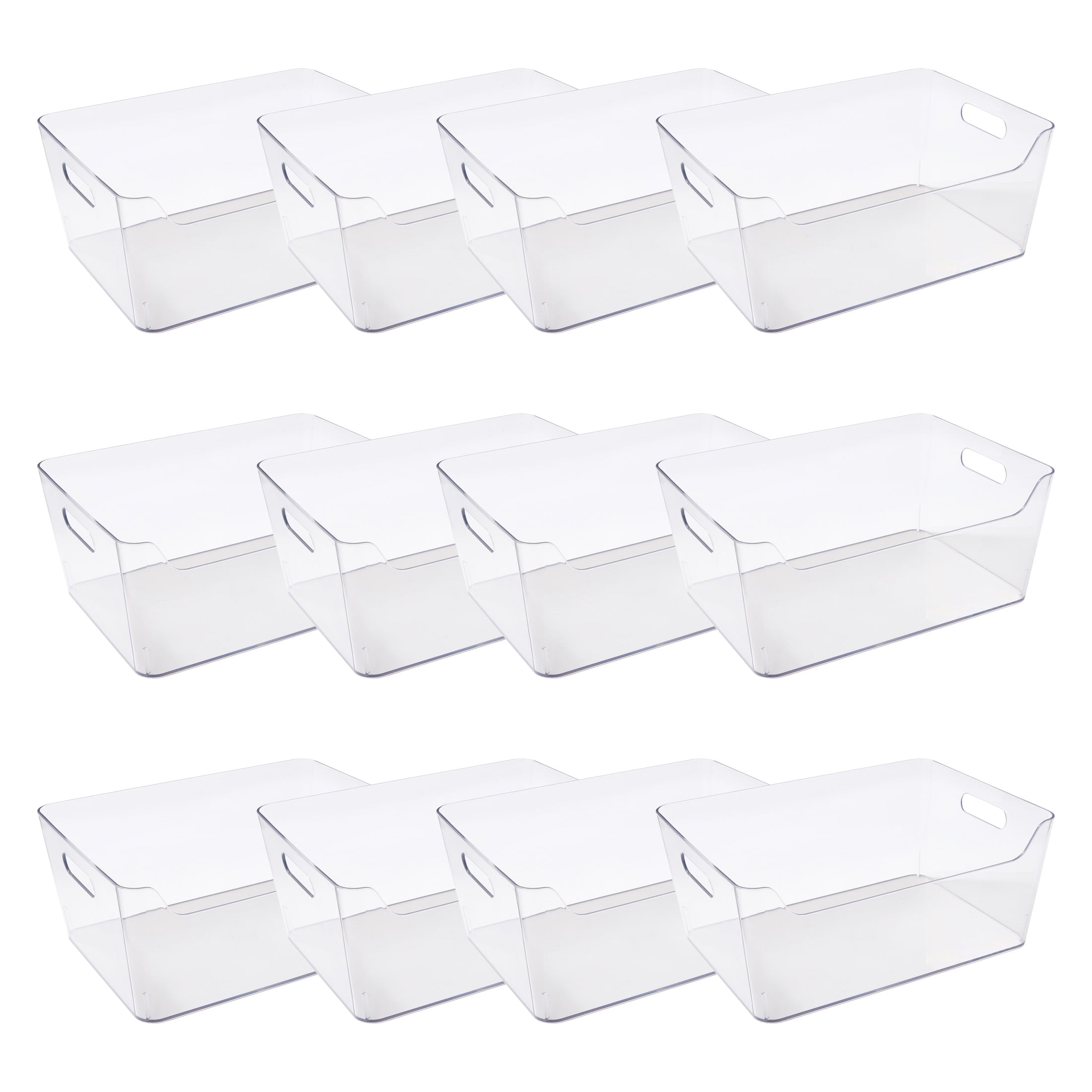 Large Clear Open Storage Bins by Simply Tidy – 13