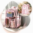 thumbnail image 1 of Large Clear PVC Backpack Unisex Heavy Duty Transparent Bookbag with Adjustable Shoulder Straps for School Student Travel Outdoor Stadium Approved, 1 of 7