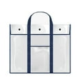 thumbnail image 1 of Large Clear PVC Poster Bag with Carrying Handle | 31.5" x 21.5" Artwork Portfolio for Charts, Teaching Materials & Bulletin Board Supplies | Transparent Zippered Organizer, 1 of 1