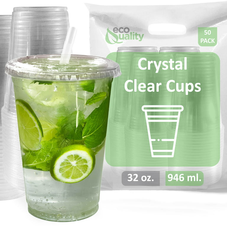 https://i5.walmartimages.com/seo/Large-Clear-Plastic-Disposable-Cups-Lids-Straws-50-count-32-oz-ounces-PET-Cup-Cold-Smoothie-Iced-Coffee-Boba-Bubble-Tea-Protein-Shakes-Drinks_8514ee27-f6b3-41fa-b309-06ad723cbd3c.8d0fc0fe145020b781c8356f4d28842b.jpeg?odnHeight=768&odnWidth=768&odnBg=FFFFFF