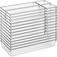 thumbnail image 1 of Large Clear Plastic Drawer Organizer 28 Pack - 5 Sizes (XL to Small) Plastic Drawer Organizer Trays for Kitchen Utensils, Gadgets, Bathroom, Vanity and Makeup, Office - Everything Can Be Organized!, 1 of 6