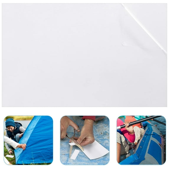 Large Clear Pool Liner Repair Patch - 4ft x 2.78ft Self-Adhesive PVC Vinyl Patches Kit for In-Ground or Above Ground Pools Inflatable Swimming Pools Boat Air Mattress (Clear)