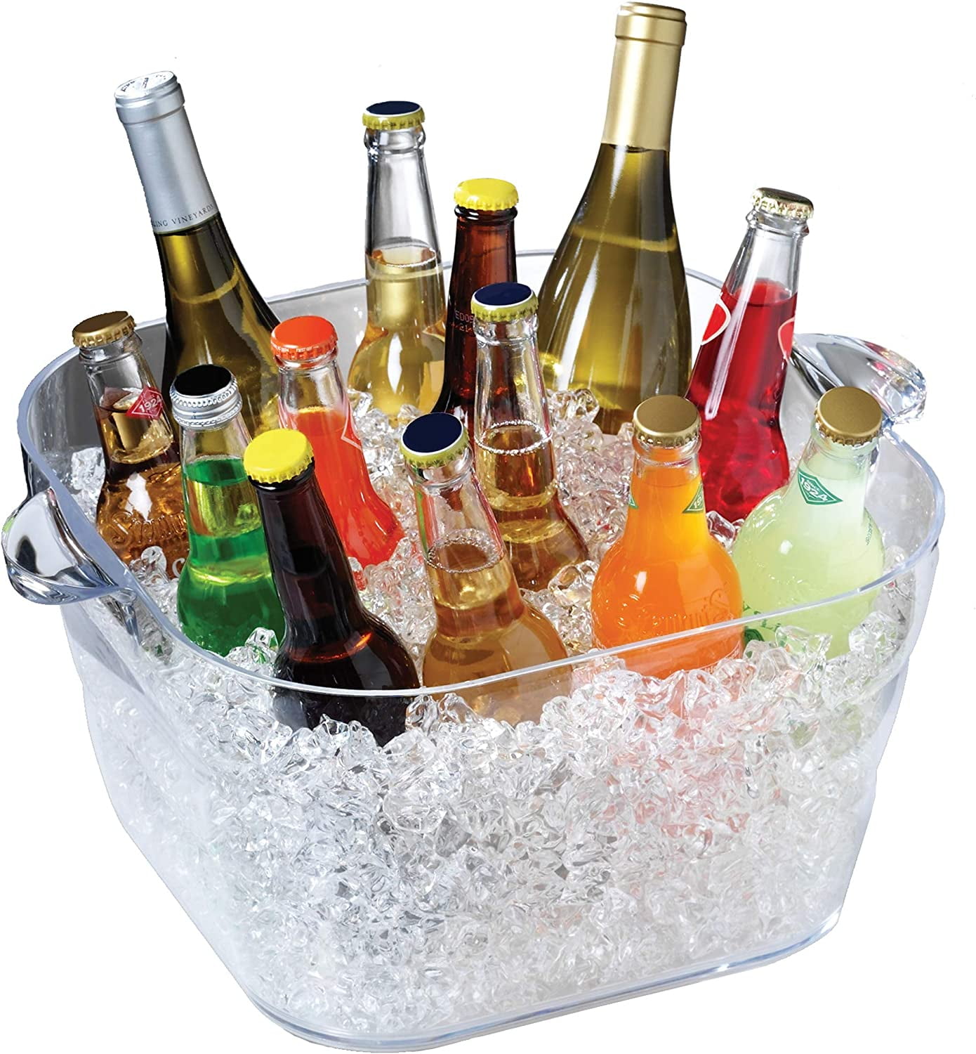 Clear Plastic Party Tub, image size:1390x1500