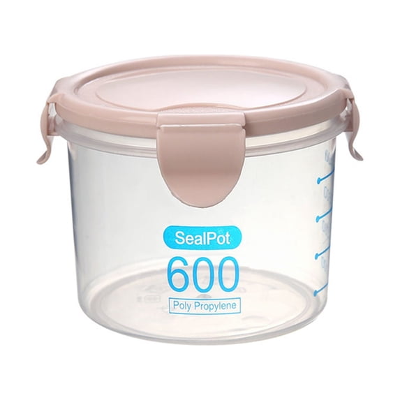 Large Clear Storage Containers Airtight Cans with Lid, Food Storage Container for Kitchen, Plastic Storage Boxes Stackable Storage Boxes Refrigerator Storage Tanks Clearance