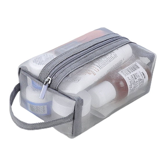 Large Clear Travel Toiletries Bag Clear- Plastic Cosmetic Makeup Bags Transparent Packing Storage Bag 3 Sizes