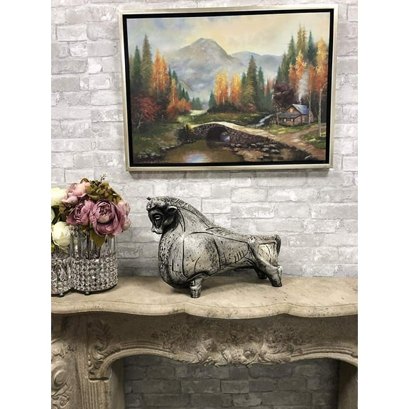 Large Cleveland Museum Bovine Bull Cow Statue By Viktor Schreckengost 18.5"L