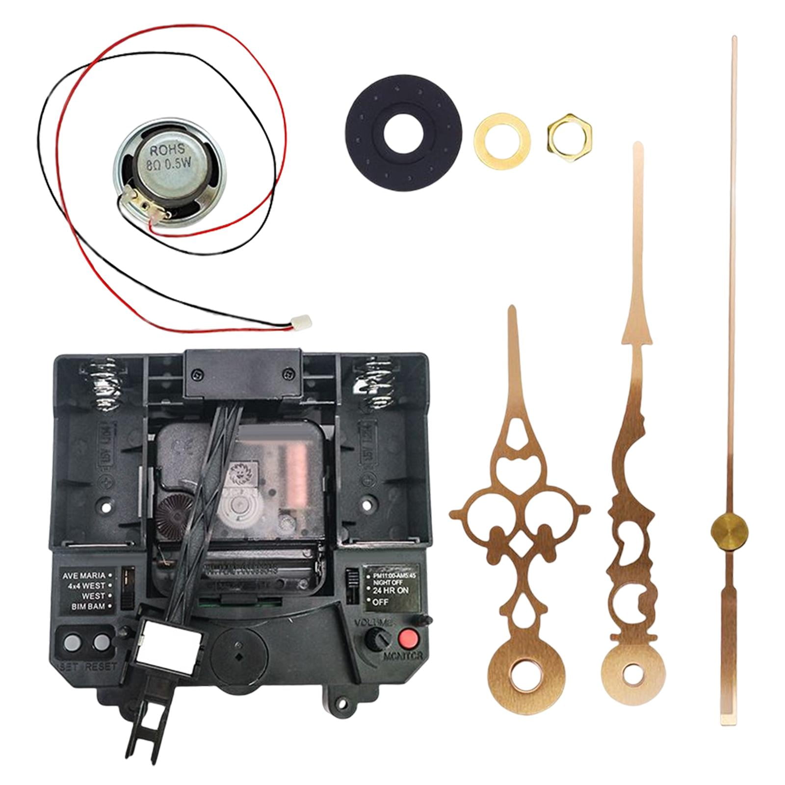 Large Clock Movement Mechanism, with Hands Music Box Mechanism Kits