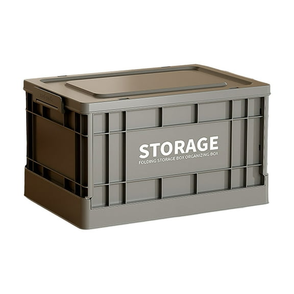 Large Clothes Storage Box, Foldable Plastic Organizer Bin, Waterproof Home Wardrobe Storage Container, Multi-Layer Stackable Durable Storage Solution