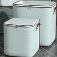 thumbnail image 1 of Large Clothes Storage Box for Moving & Home | Foldable Wardrobe Storage Bag with Handles | 2-Way Zipper & Dust-Proof Design | 1-Pack, 1 of 6