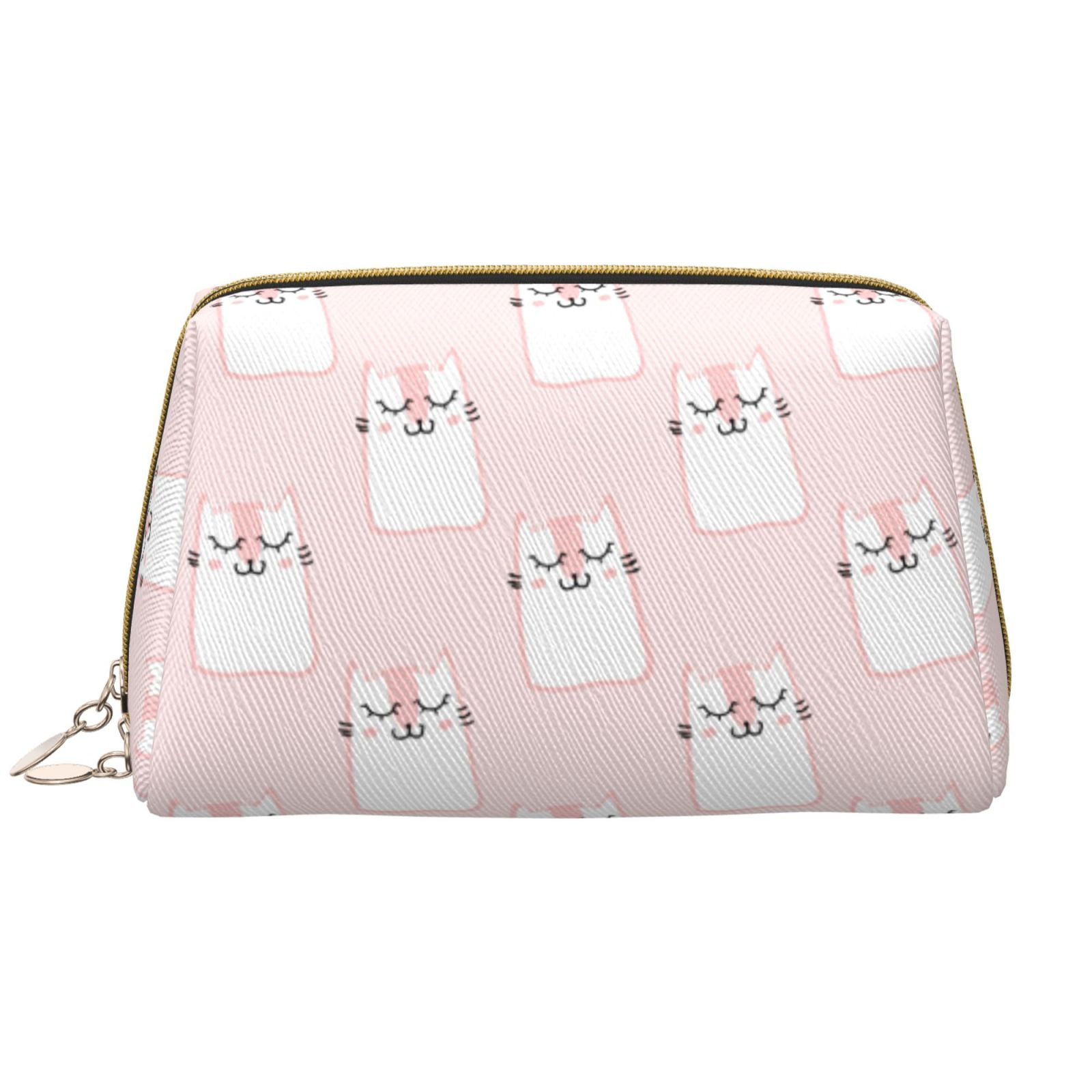 Elegant Feline Quilted Makeup Bag NCU0NNT2077