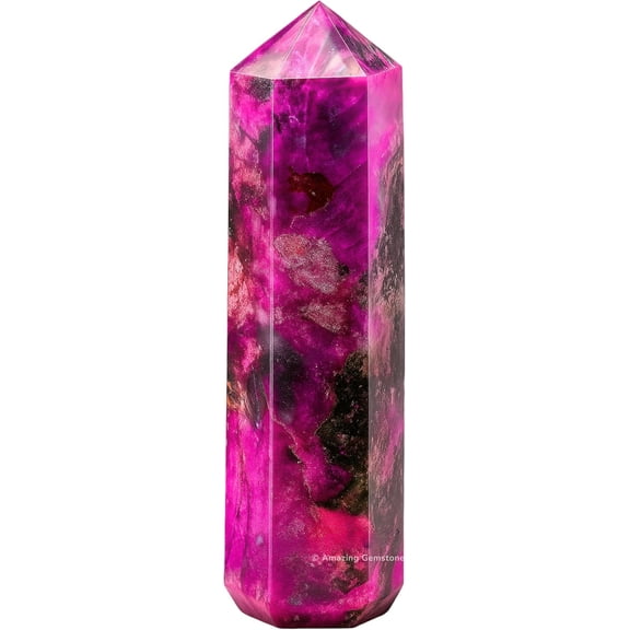 Large Cobalt Calcite Crystal Tower Obelisk Point (5.5" to 6" INCH)