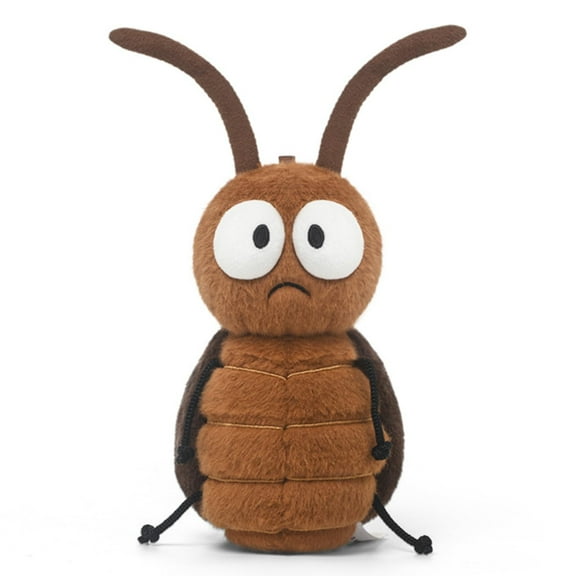 Large Cockroaches Plush, 9.44'' Brown Insect Stuffed Animal, Soft and Squishy, Cockroaches Lovers, Toys Gift for Boys and Girls