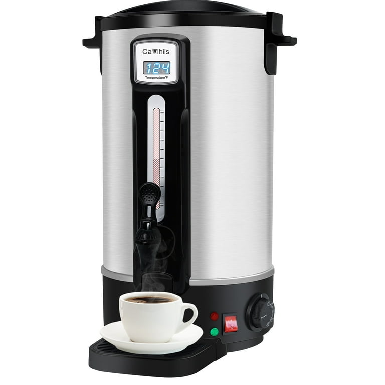 Commercial 12L Coffee Urn Large Tea Dispenser Coffee Maker Hot Water Home  1KW