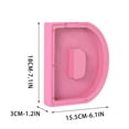 thumbnail image 1 of Large Coin Bank Personalized Wooden Money Box with 26 Letters for Diy Name, 9.1 Inches, Perfect Gift and Decorations for Living Room, 1 of 2