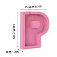 thumbnail image 1 of Large Coin Bank Personalized Wooden Money Box with 26 Letters for Diy Name, 9.1 Inches, Perfect Gift and Decorations for Living Room, 1 of 2