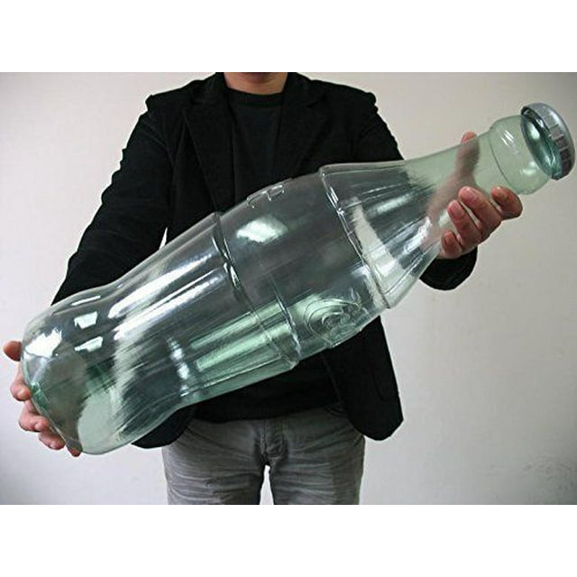Large Cola Bottle Piggy Bank Coin Storage Box Coke Kids Tall Money Safe