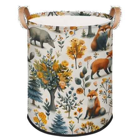 Large Collapsible Laundry Hamper with Handles,Foldable Storage Bin for Closet, Nursery, Dorm Room Fabric Organizer for Clothes, Toys