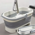 thumbnail image 1 of Large Collapsible Mop Bucket Collapsible Bucket 4.2Gallon(17L) With Handle For House Cleaning, Space Saving Outdoor Multiuse Foldable Water Pail For Camping, Xinsrenus Under $5! Large, 1 of 7