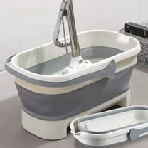 Large Collapsible Mop Bucket Collapsible Bucket 4.2Gallon(17L) With Handle For House Cleaning, Space Saving Outdoor Multiuse Foldable Water Pail For Camping, Xinsrenus Under $5! Large