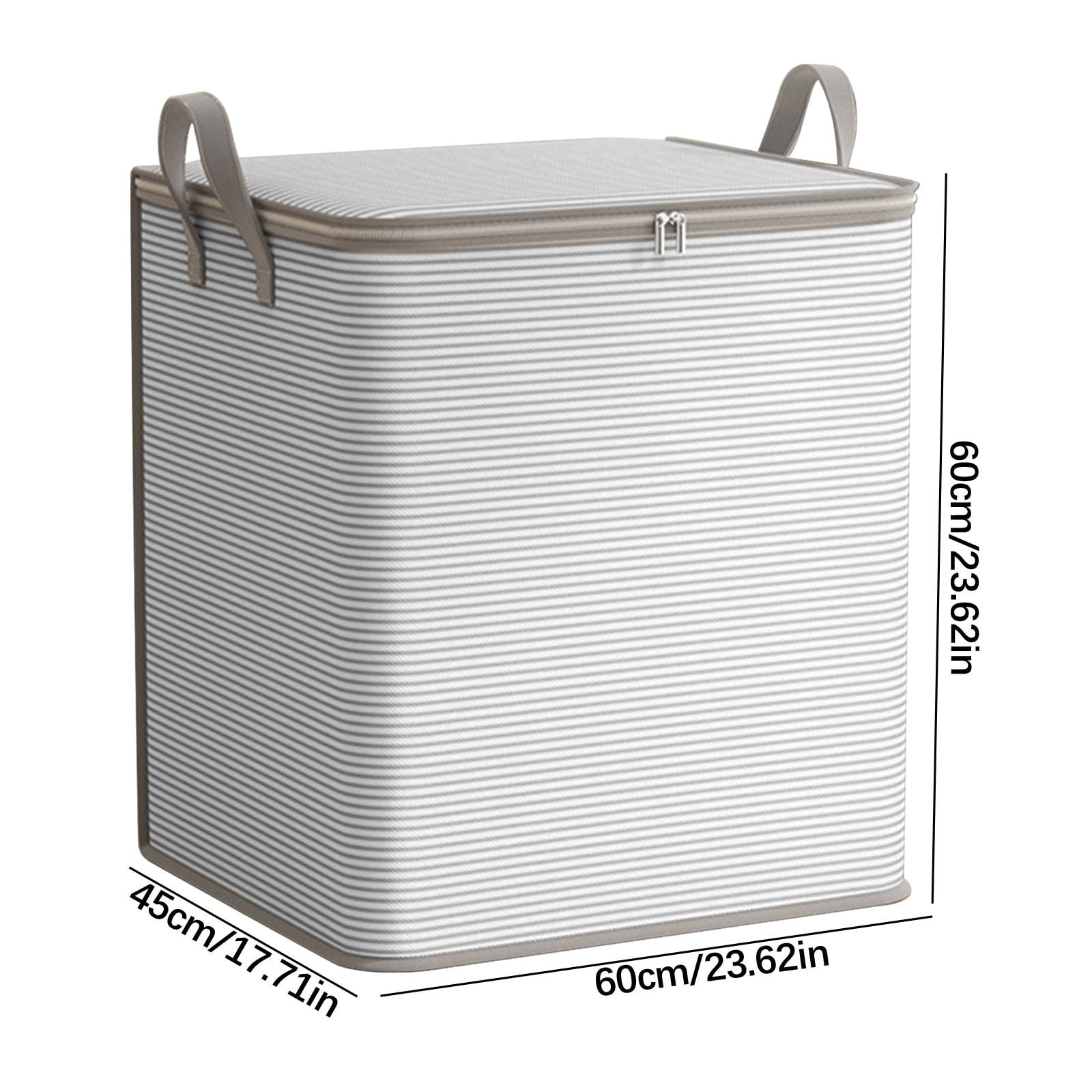 Large Collapsible Storage Bins with Lids,Linen Fabric Foldable Storage ...