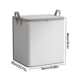 thumbnail image 1 of Large Collapsible Storage Bins with Lids,Linen Fabric Foldable Storage Boxes Organizer Containers Baskets Cube with Cover for Home Bedroom Closet Office Nursery, 1 of 2