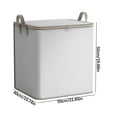 thumbnail image 1 of Large Collapsible Storage Bins with Lids,Linen Fabric Foldable Storage Boxes Organizer Containers Baskets Cube with Cover for Home Bedroom Closet Office Nursery, 1 of 2