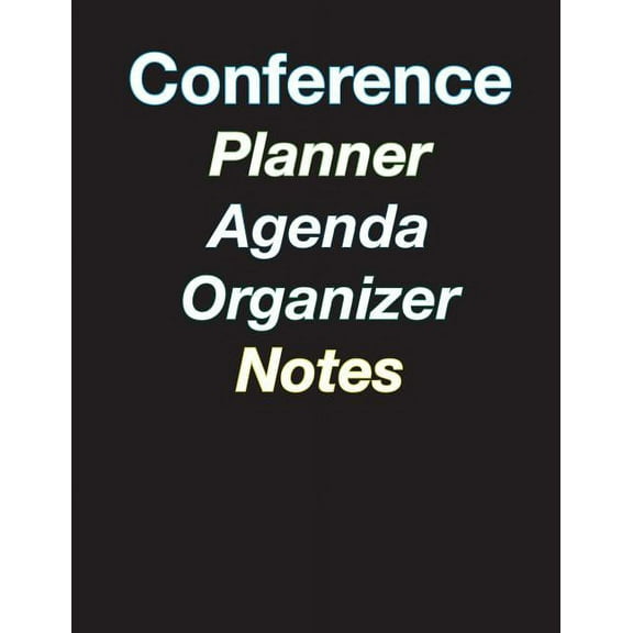Large Color Coded 5-Day Conference Planner/Organizer/Agenda/Note-Taking - 8.5 x 11 - 44 pages (Paperback)