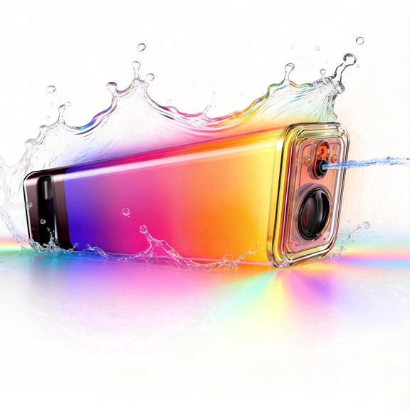 Large Colorful Electric Water Gun, LED Light Sensor Trigger, 1250ML Ultra Large Capacity, Long Battery Life 32 Minutes, Fun Outdoor Toy