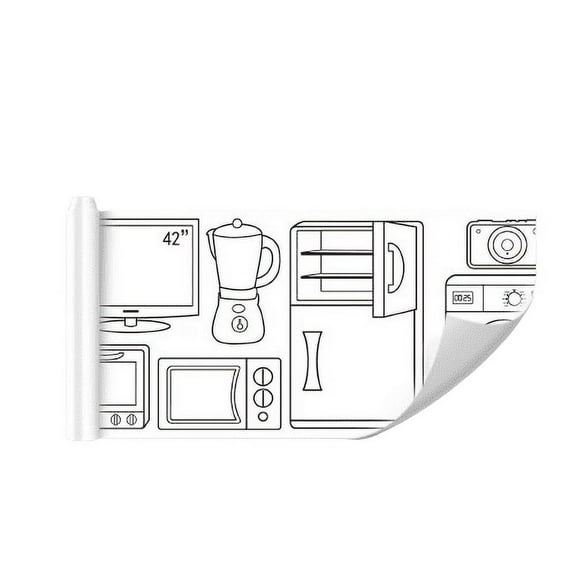 Large Coloring Tablecloth, 16*120inTear-Resistant Large Drawing Poster, DIY Paper Table Cover for Art Craft Activity Family Party Supplies, Learning and Fun （Daily Necessities）